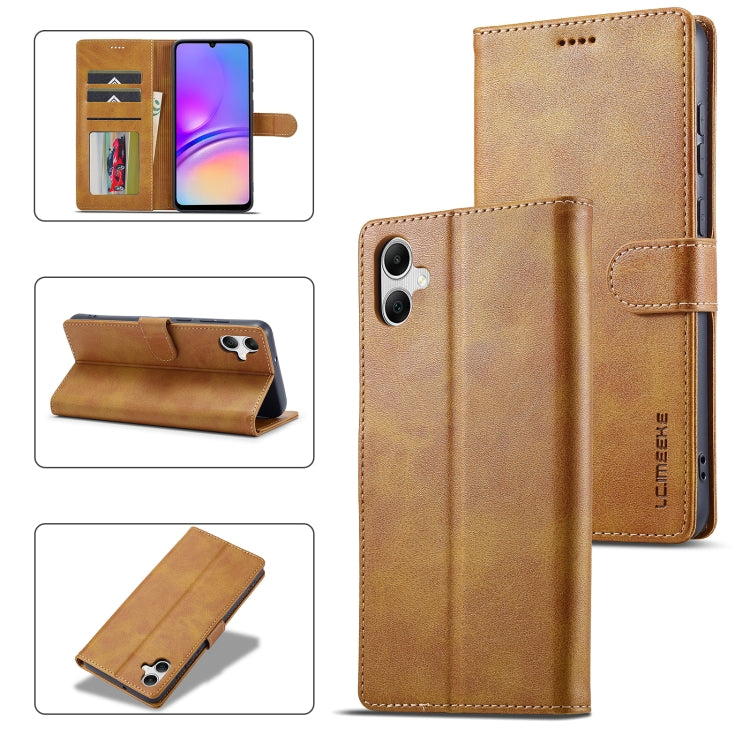 LC.IMEEKE Calf Texture Leather Phone Case, For Samsung Galaxy S23 FE 5G, For Samsung Galaxy A55 5G, For Samsung Galaxy A05, For Samsung Galaxy A05S