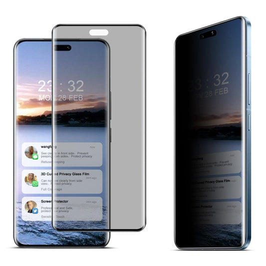 IMAK 3D Curved Privacy Tempered Glass Screen Protector - Anti-Glare & Anti-Spy Film for Xiaomi