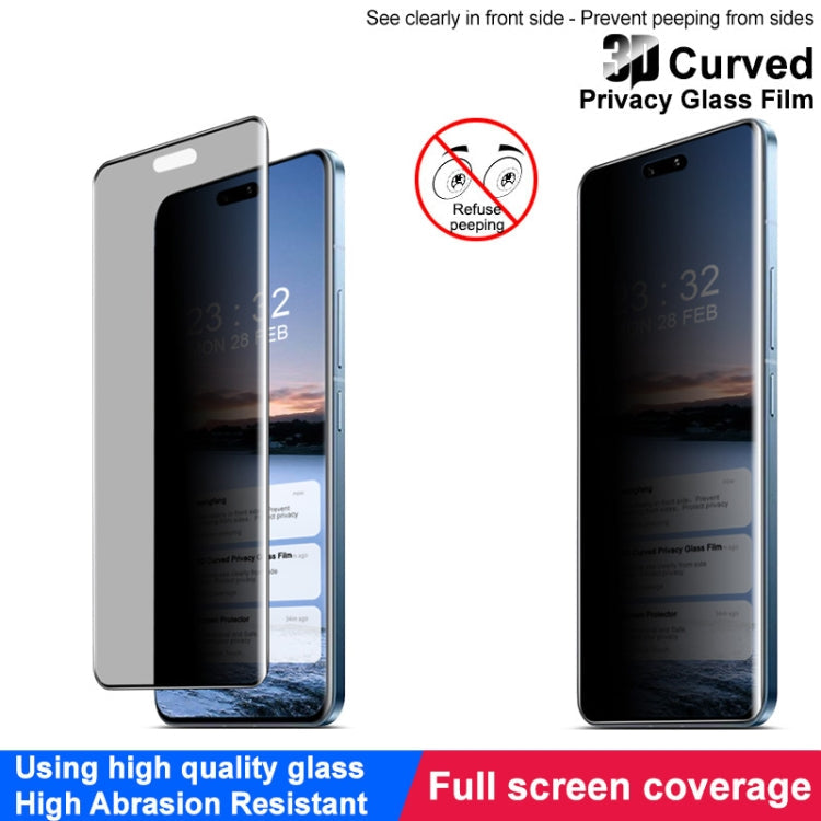IMAK 3D Curved Privacy Tempered Glass Screen Protector - Anti-Glare & Anti-Spy Film for Xiaomi