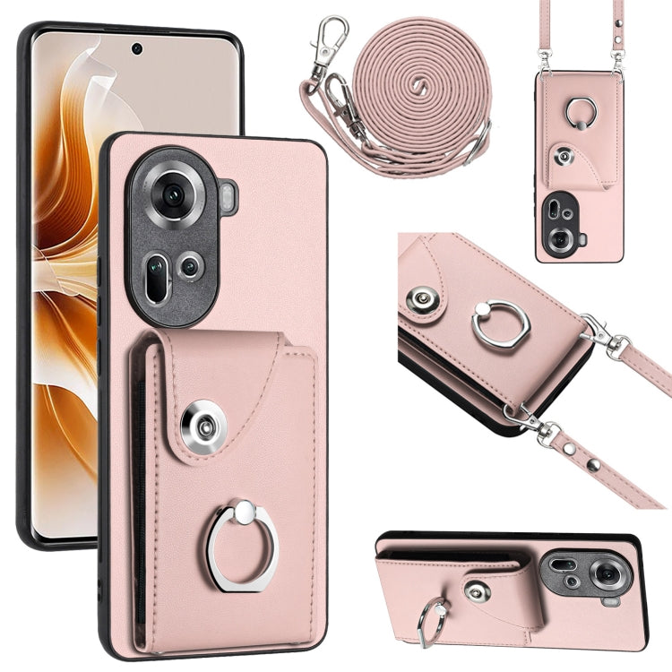 Phone Case with Card Holder, Ring Stand & Lanyard - Wallet Case