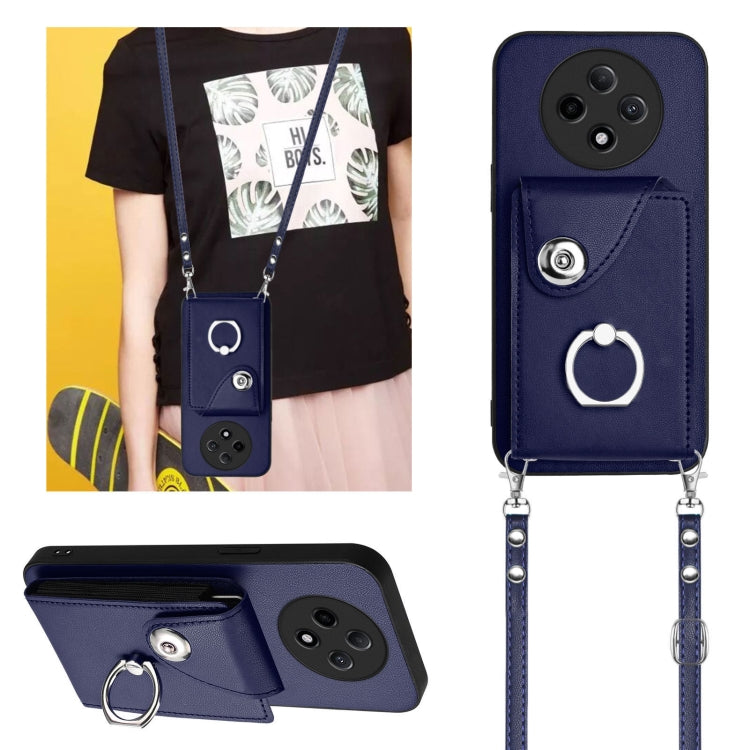 Phone Case with Card Holder, Ring Stand & Lanyard - Wallet Case
