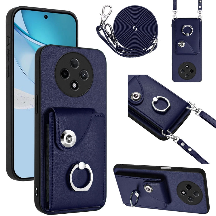 Phone Case with Card Holder, Ring Stand & Lanyard - Wallet Case