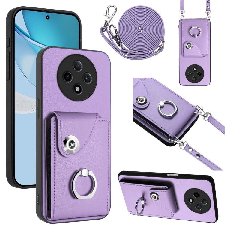 Phone Case with Card Holder, Ring Stand & Lanyard - Wallet Case