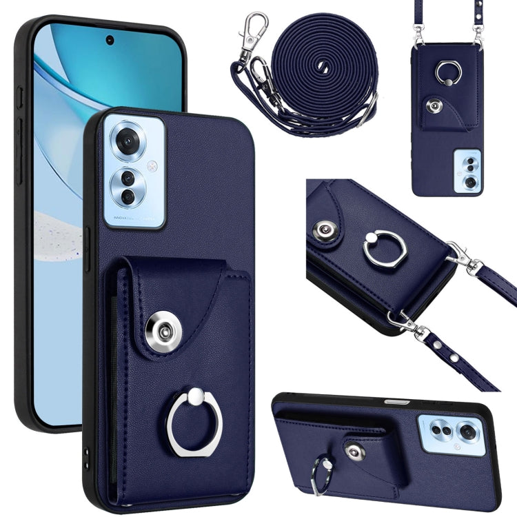 Phone Case with Card Holder, Ring Stand & Lanyard - Wallet Case