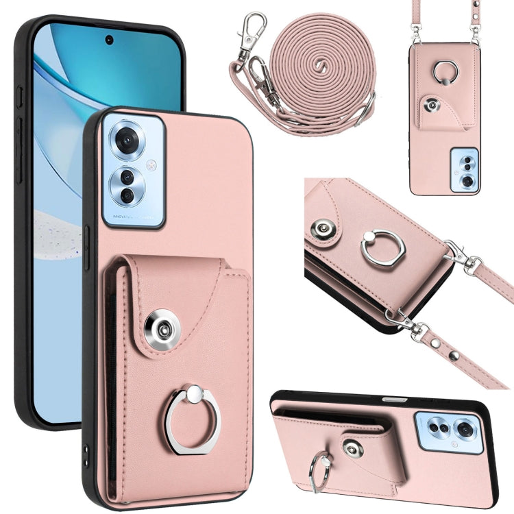 Phone Case with Card Holder, Ring Stand & Lanyard - Wallet Case