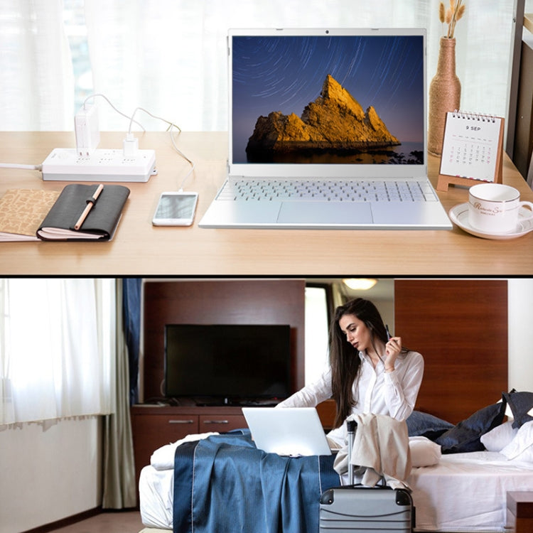 V8 15.6 inch Ultrathin Laptop, Windows 11 Intel Processor N95 Quad Core