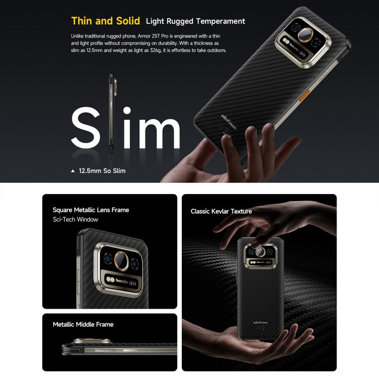 Ulefone Armor 25T Pro Rugged Smartphone - Thermal Imaging, 6.78" 5G Android 14