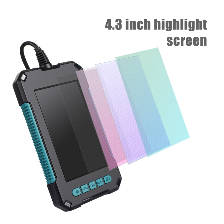 P40 Digital Endoscope - 8mm 1080P Waterproof Inspection Camera with 4.3" Screen & Dual Lens