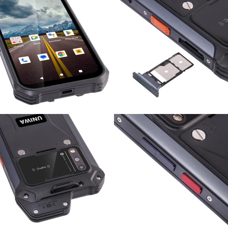 UNIWA W999 Rugged Phone, 8GB+128GB, 6.3 inch Android 13 Mediatek MT6789 Helio G99 Octa Core, NFC, Network: 4G, EU Plug, US Plug, UK Plug, AU Plug