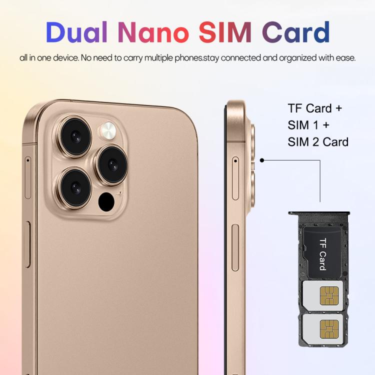 A88A / i16 Pro Max, 6GB+64GB, 6.6 inch Android 12 MTK6762 Helio G25 Octa Core, NFC, OTG, Network: 4G, Dual SIM