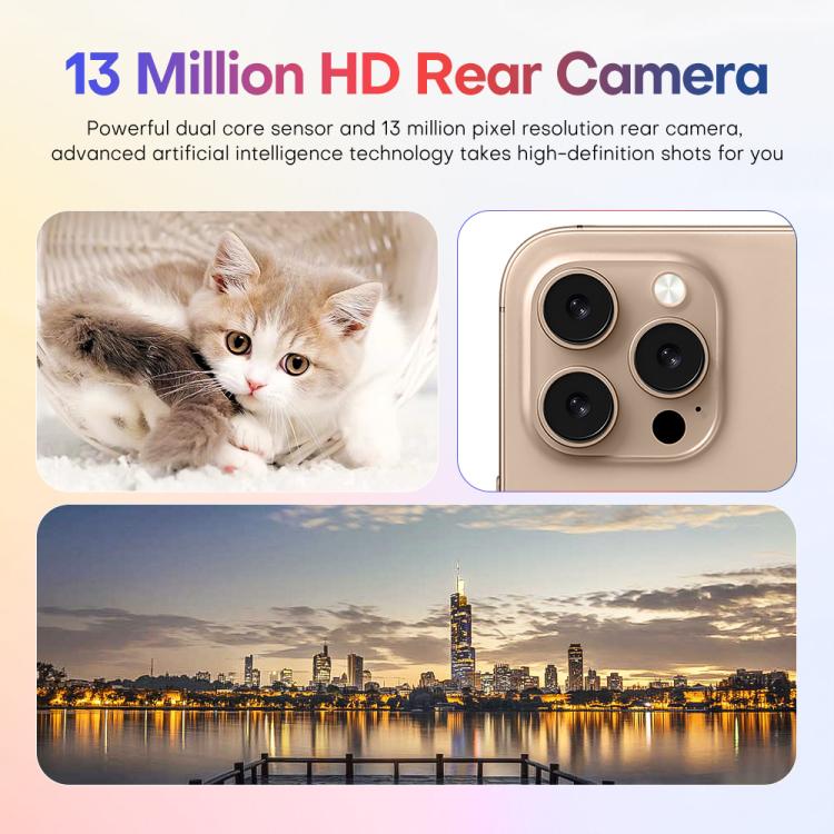 A88A / i16 Pro Max, 6GB+64GB, 6.6 inch Android 12 MTK6762 Helio G25 Octa Core, NFC, OTG, Network: 4G, Dual SIM