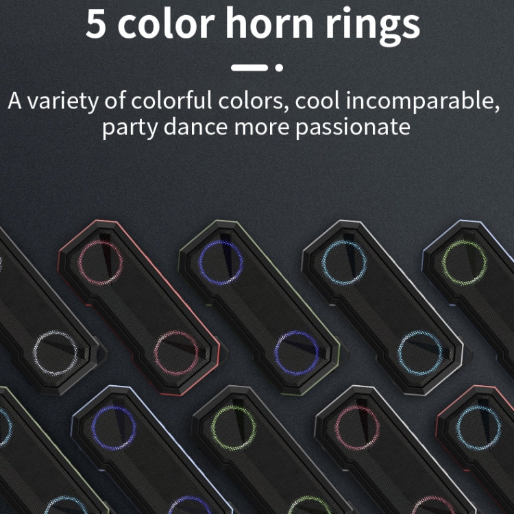 X8 Wireless Bluetooth Speaker – IPX7 Waterproof RGB Light Subwoofer