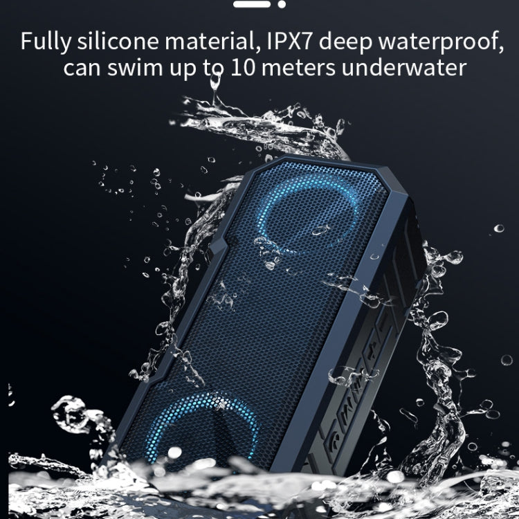 X8 Wireless Bluetooth Speaker – IPX7 Waterproof RGB Light Subwoofer