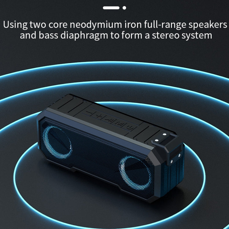 X8 Wireless Bluetooth Speaker – IPX7 Waterproof RGB Light Subwoofer