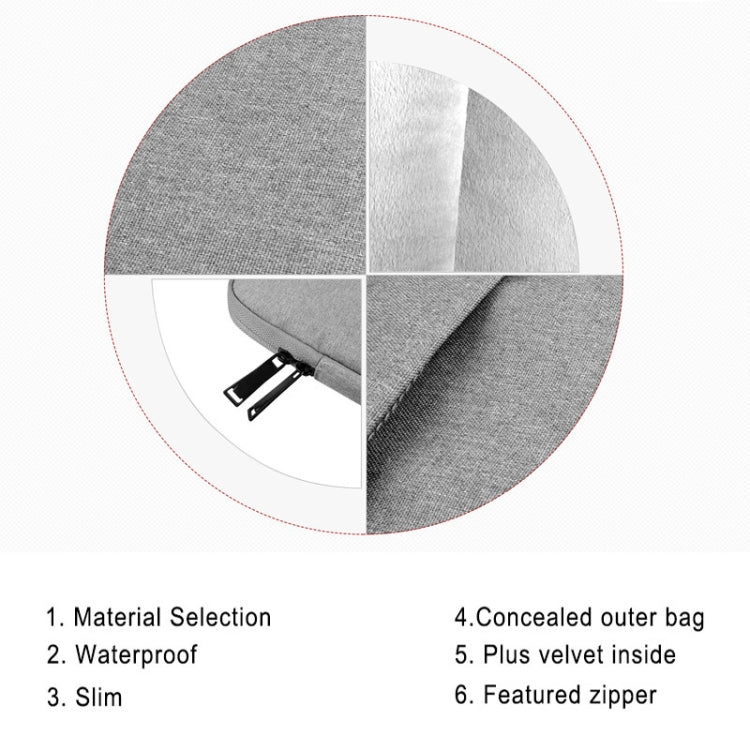 13.3 Inch Laptop Sleeve Case - Universal Fit for MacBook, Dell, HP, ASUS, Lenovo