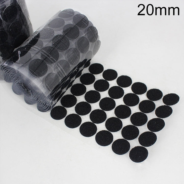 Adhesive Hook and Loop Dots 20mm - 1000 PCS Round Nylon Fastener Coins