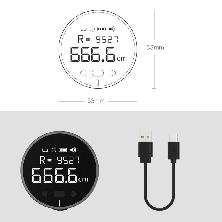 Xiaomi Duka Electronic Digital Ruler - Portable LCD Rangefinder Measuring Tool
