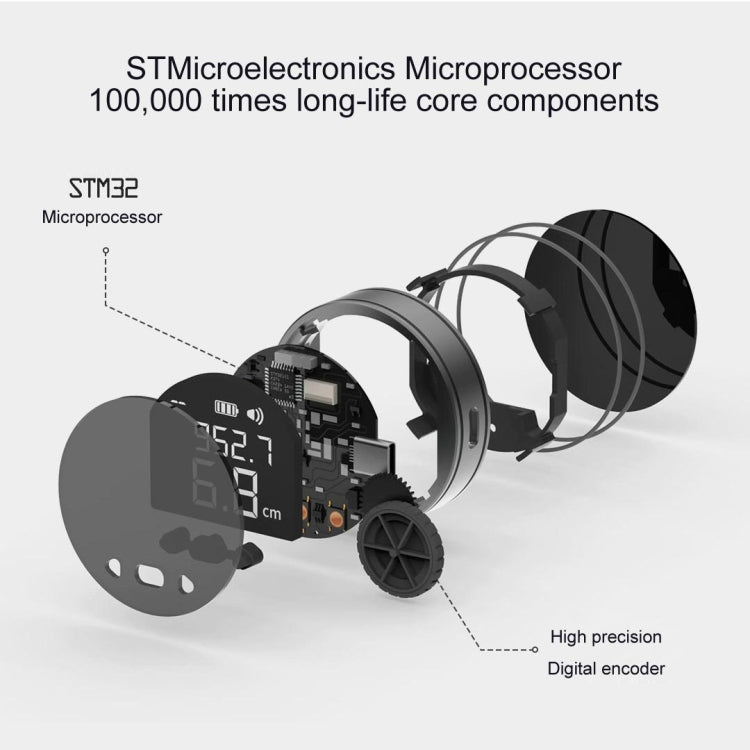 Xiaomi Duka Electronic Digital Ruler - Portable LCD Rangefinder Measuring Tool