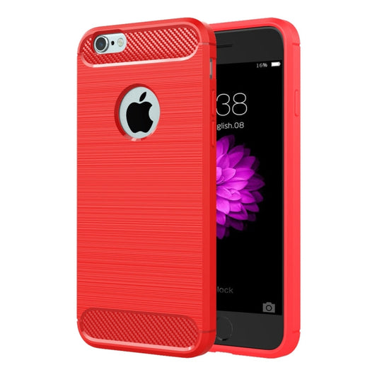 iPhone 6 & 6s Brushed Texture TPU Case - Rugged Armor Protective Cover
