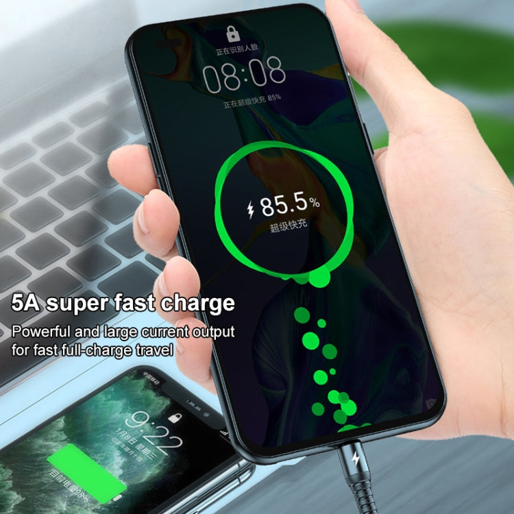 3-in-1 Fast Charging Cable 1.2m - USB to Lightning, USB-C & Micro USB | 5A Multi Charger