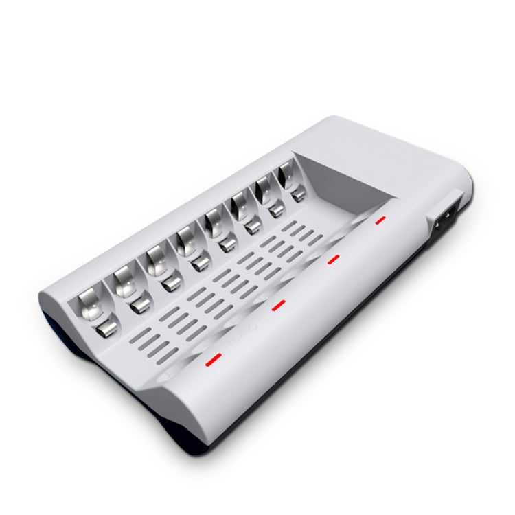 100-240V 8 Slot Battery Charger for AA & AAA Battery, UK Plug