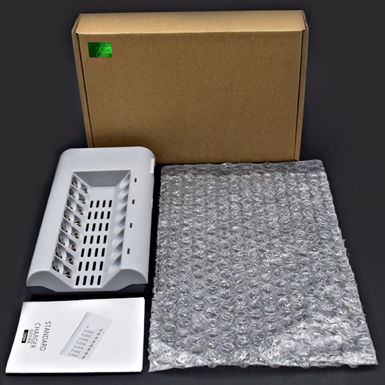 100-240V 8 Slot Battery Charger for AA & AAA Battery, UK Plug