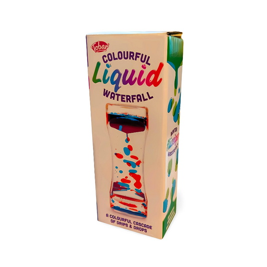Box of Tobar Colourful Liquid Waterfall on a white background