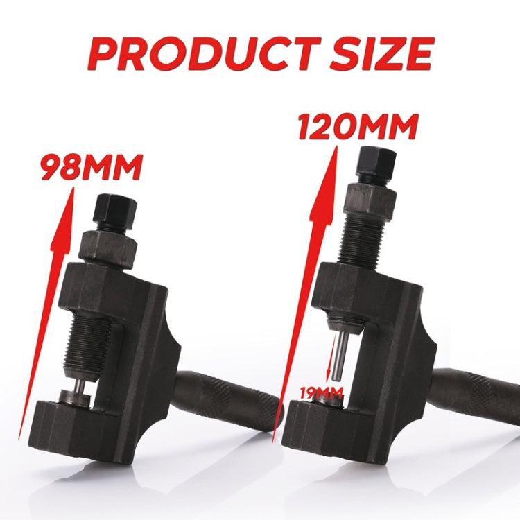 Motorcycle / Bicycle Chain Remover 420-530 Interchangeable Handle Card Type Chain Removal Tool, SC005