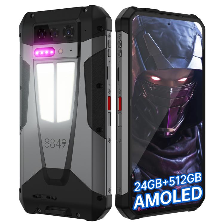 Unihertz 8849 Tank 4 Projector Rugged Smartphone – 12GB+512GB – Thermal/Night Vision – 5G – 11600mAh – Android 14