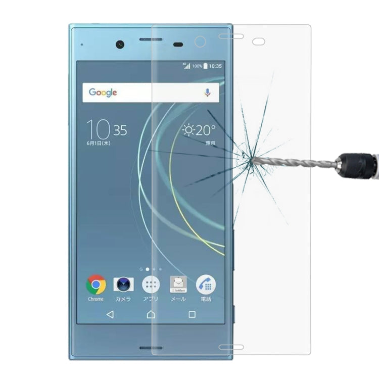 For Sony Xperia XZs 0.33mm 9H Surface Hardness 3D Curved Full Screen Tempered Glass Screen Protector