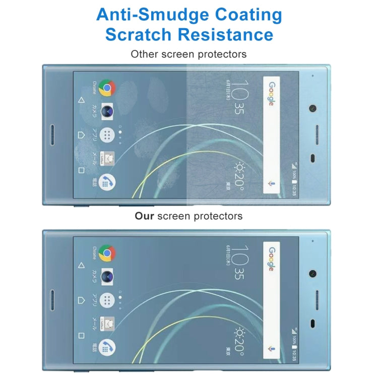 For Sony Xperia XZs 0.33mm 9H Surface Hardness 3D Curved Full Screen Tempered Glass Screen Protector