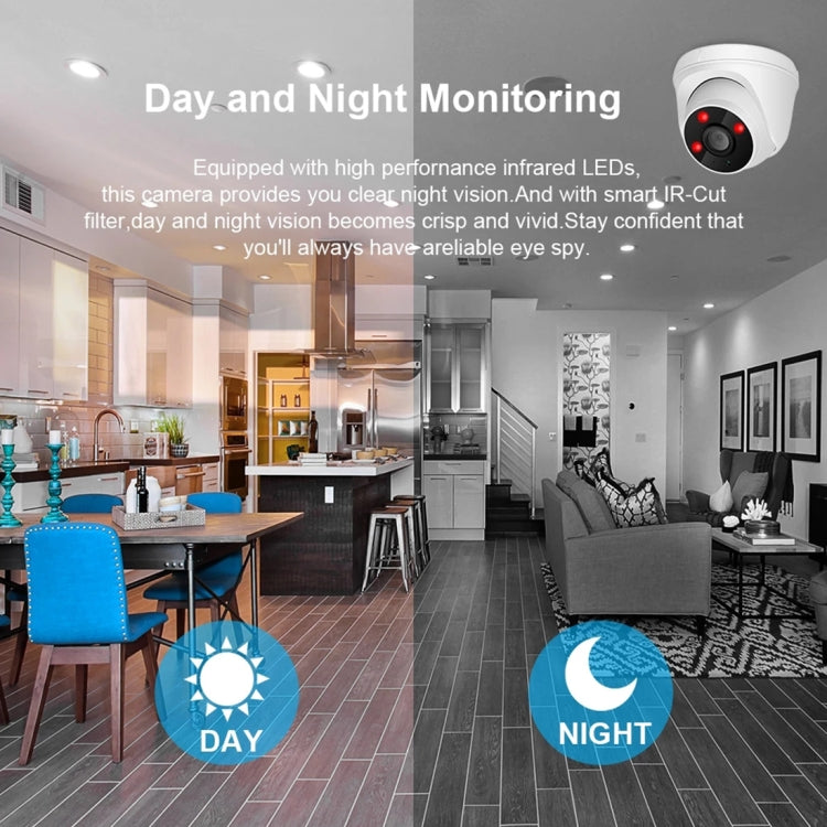1080P POE IP Security Camera - Night Vision & Phone Remote View Home Surveillance