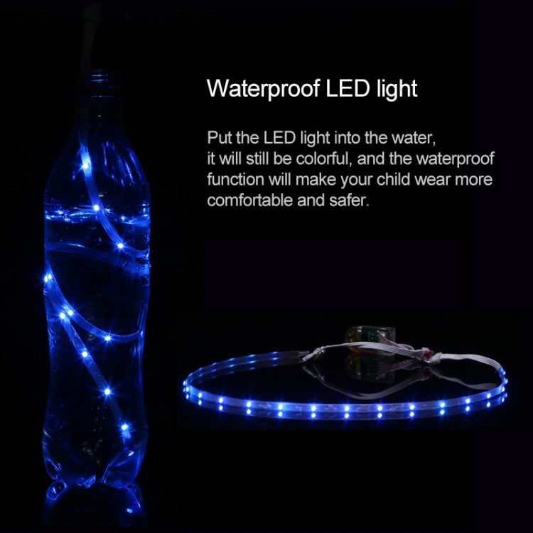 786 LED Light Ultra Light Rechargeable Double Wheel Roller Skating Shoes Sport Shoes, Size : 30 UK 11-12