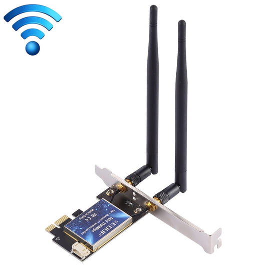 EDUP EP-9620 AC1200 Dual Band WiFi Adapter + Bluetooth - PCI-E 2 Antenna