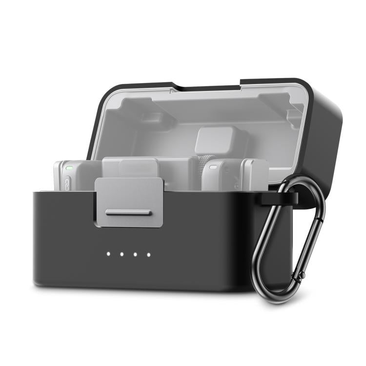 For DJI Mic Mini PULUZ Charging Case Silicone Scratch-proof Protective Cover