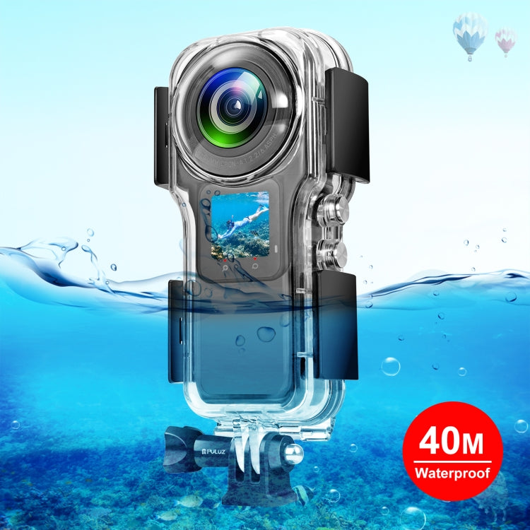 Insta360 One RS 1-Inch 360 Edition Waterproof Case - PULUZ 40m Underwater Housing