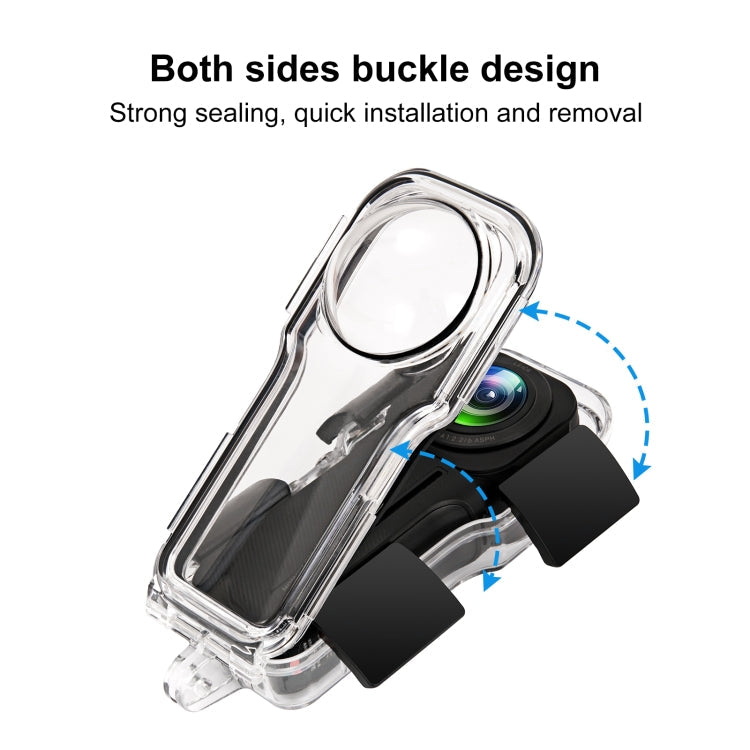 Insta360 One RS 1-Inch 360 Edition Waterproof Case - PULUZ 40m Underwater Housing