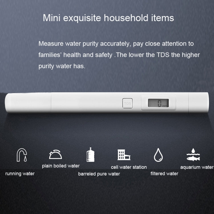 Original Xiaomi Superb Accurate Mini Exquisite Easy-to-use Water Purity Tester Water Quality TDS Tester