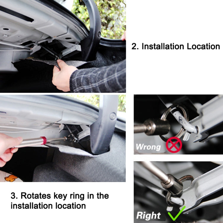 2PCS Automatic Car Trunk Lid Lifting Spring - Adjustable Backup Support Device