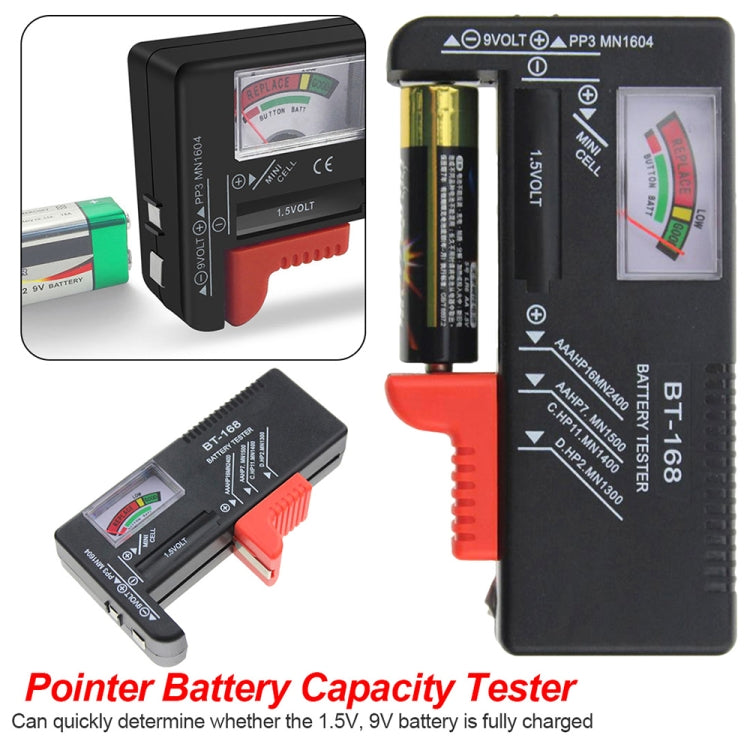 Universal Battery Tester - AAA, AA & 9V Battery Checker | No Batteries Required
