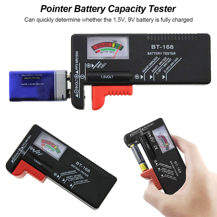 Universal Battery Tester - AAA, AA & 9V Battery Checker | No Batteries Required