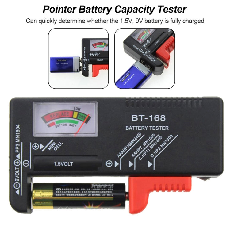 Universal Battery Tester - AAA, AA & 9V Battery Checker | No Batteries Required