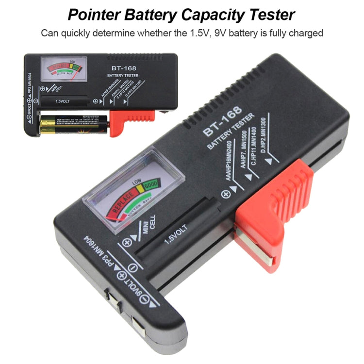 Universal Battery Tester - AAA, AA & 9V Battery Checker | No Batteries Required