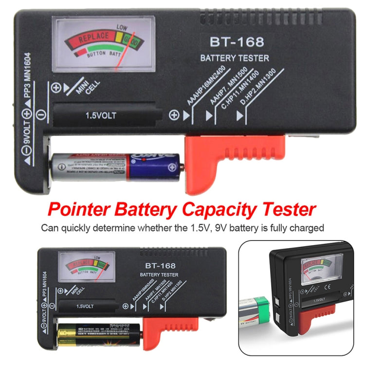 Universal Battery Tester - AAA, AA & 9V Battery Checker | No Batteries Required