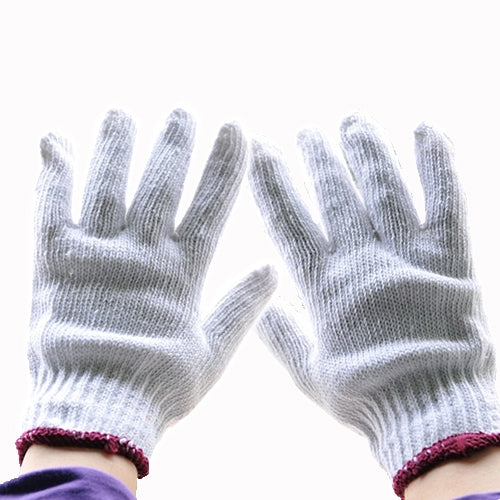 Cotton Work Gloves - Wear-Resistant Working Gloves (1 Pair)