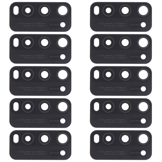 For Vivo Y50 1935, V1965A / Vivo Y30 1938 10pcs Back Camera Lens, For Vivo Y50