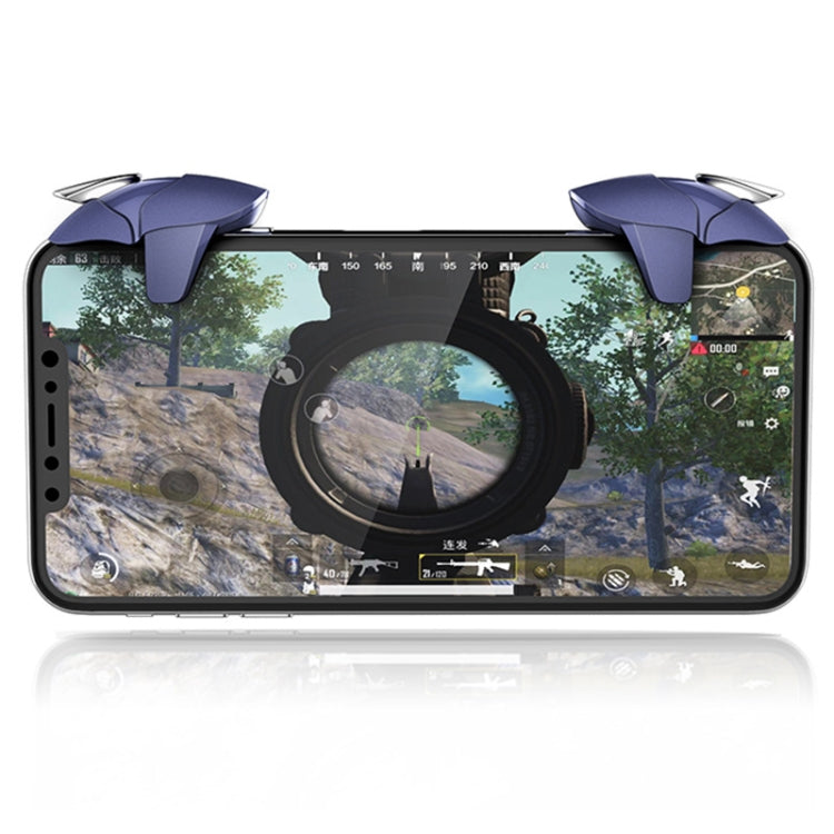 Blue Shark Mobile Gaming Controller Handle - PUBG & Battle Royale Grip