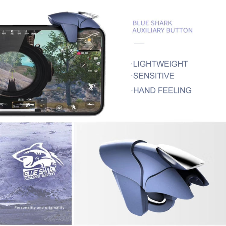 Blue Shark Mobile Gaming Controller Handle - PUBG & Battle Royale Grip