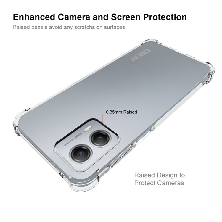 ENKAY Transparent TPU Shockproof Phone Case, For Motorola Moto G 5G 2023, For Motorola Moto G53 5G, For Motorola Moto X40 5G