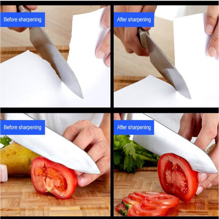 Double Sided Knife Sharpener Super Fine Grinder Sharpen Tool, Double Sided Knife Sharpener